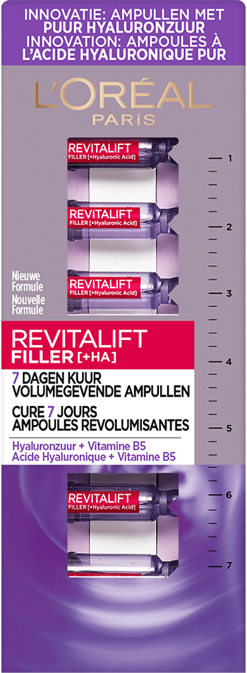 Bestrating lens oppervlakte Anti-rimpel 7-daagse kuur met Hyaluronzuur | L'Oréal Paris